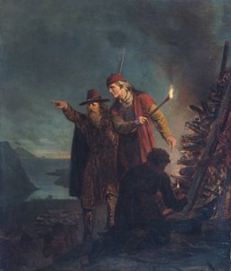 Allumage du cairn - Knud Bergslien