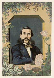 Portrait du ministre défunt Okubo Toshimichi - Kobayashi Kiyochika