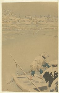 Neige crépusculaire à Matsuchiyama