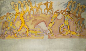 Clash of the Titans, c.1913-1915 - Koloman Moser
