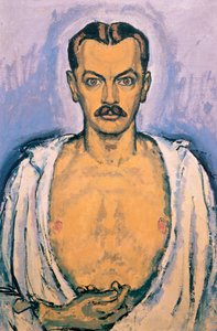 Selbstportrait - Self-portrait … (oil on canvas) - Koloman Moser