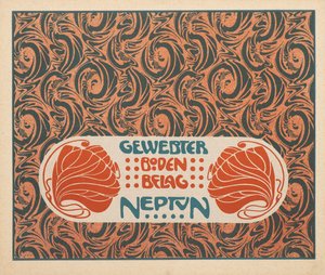 Revêtement de Sol Tissé Neptune, 1901 - Koloman Moser