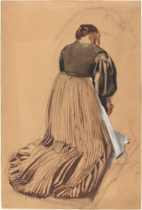 Femme agenouillée de dos - Konrad Böse