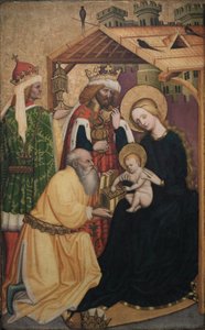 Adoration des Mages, début des années 1440 (huile sur panneau) - Konrad Laib