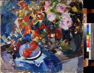 Asters et tomates