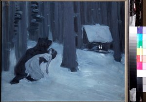 Le rêve de Tatiana - Konstantin Alekseevich Korovin