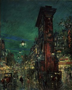 Paris, Porte Saint-Denis, 1923-1939 - Konstantin Alekseevich Korovin