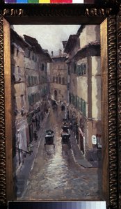 Pluie à Florence - Konstantin Alekseevich Korovin