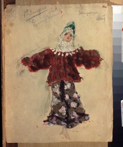 Projet de costume pour le ballet le petit cheval bossu de Cesare Pugni - Konstantin Alekseevich Korovin