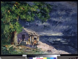 Projet de décor pour le ballet Le Poisson Doré de Ludwig Minkus - Konstantin Alekseevich Korovin