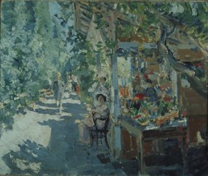 La Crimée. Magasin de fruits, 1913 - Konstantin Alekseevich Korovin