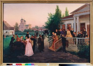Le départ des visiteurs