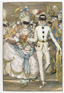 Illustration pour le livre Le Livre de la Marquise - Konstantin Andreevic Somov