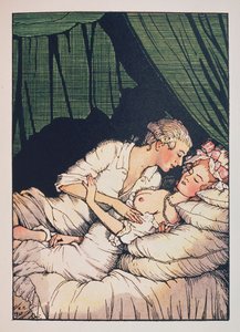 Illustration pour Le Livre de la Marquise de Franz Blei - Konstantin Andreevic Somov