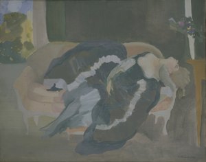 Jeune femme endormie - Konstantin Andreevic Somov
