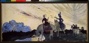 Une promenade - Konstantin Andreevic Somov