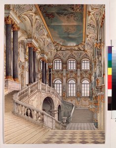 Le grand escalier du palais d