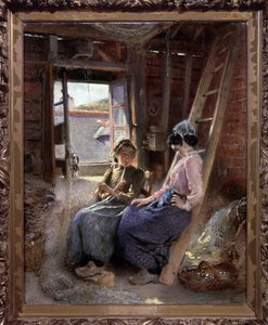 Deux bretonnes - Konstantin Egorovich Makovsky