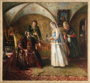 La vie quotidienne dans un Boyard russe au 17e siecle - Konstantin Egorovich Makovsky