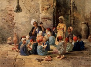 Une ecole au Caire - Konstantin Egorovich Makovsky