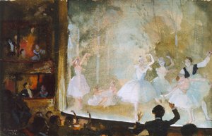 Ballet russe, Champs-Élysées : Les Sylphides, 1932 - Konstantin Somov