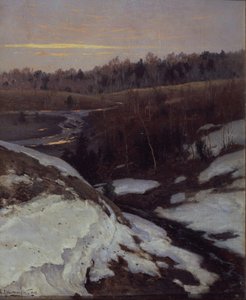 Début du printemps - Konstantin Yakovlevich Kryzhitsky