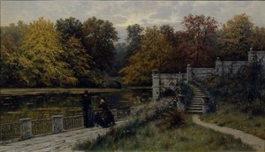Le Parc Lazienki, 1886 - Konstantin Yakovlevich Kryzhitsky