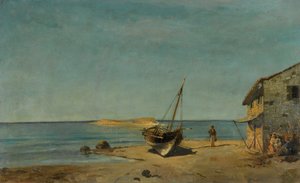 La maison du pêcheur sur la plage