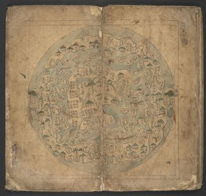 Carte du monde, de 