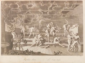 Un bain russe. Les peuples de la Russie ou description des mœurs par Charles de...
