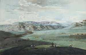 Vue des eaux minérales du Caucase et de la forteresse de Kislovodsk - Korneev