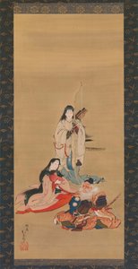 La légendaire impératrice Jingu, milieu du 19e siècle - Kosai Hokushin