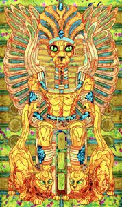 Une divinité égyptienne pleine de vie - Kostyantin Malginov