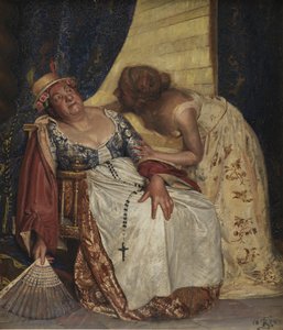 Julie et la nourrice - Kristian Zahrtmann