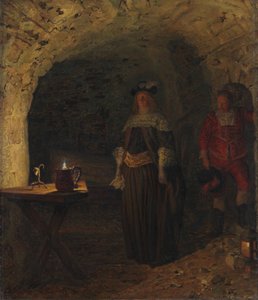 Leonora Christina, conduite par Frederik Ahlefeldt dans la Tour Bleue, 1893 - Kristian Zahrtmann