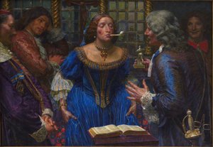 La reine Christine au Palazzo Corsini - Kristian Zahrtmann