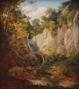 Paysage avec gorge - Károly Markó d. Ä.
