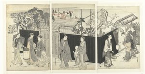 La maison du poète kyoka la nuit - Kubota Shunman