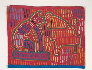 Panneau de chemise (mola), c.1950