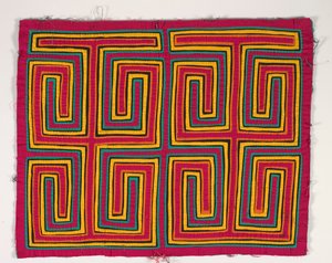 Panneau de chemise (mola), vers 1950 - Kuna Indian Culture