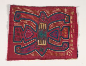 Panneau de chemise (mola) (coton appliqué) - Kuna Indian Culture
