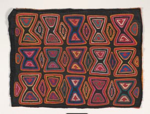 Panneau de chemise (mola) (coton appliqué) - Kuna Indian Culture