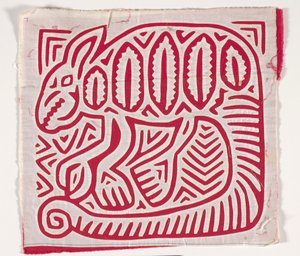 Panneau de chemise (mola) (coton appliqué) - Kuna Indian Culture