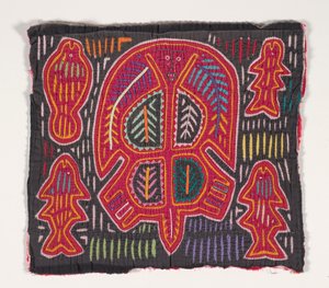 Panneau de chemise (mola) - Kuna Indian Culture