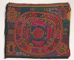 Panneau de chemise (mola) - Kuna Indian Culture