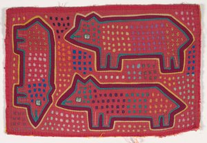 Panneau de chemise (mola) - Kuna Indian Culture