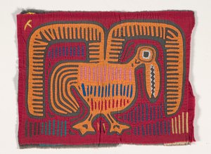 Panneau de chemise (mola) - Kuna Indian Culture