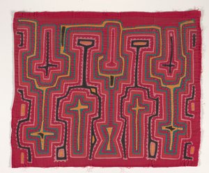 Panneau de chemise (mola) - Kuna Indian Culture
