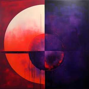 Peinture abstraite d