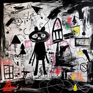 un dessin fait par un enfant de 3 ans 4